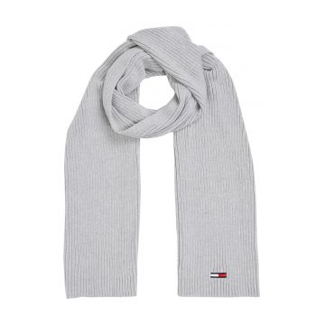 Fular din amestec de bumbac organic cu aspect striat Flag