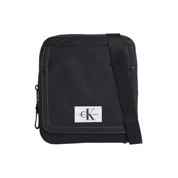Geanta crossbody cu partea din spate din plasa