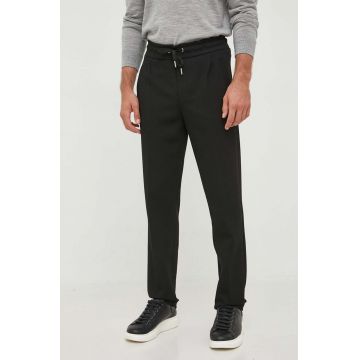 Joop! pantaloni de trening Stanek culoarea negru, neted