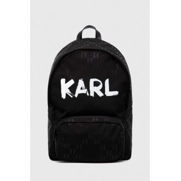 Karl Lagerfeld rucsac barbati, culoarea negru, mare, modelator