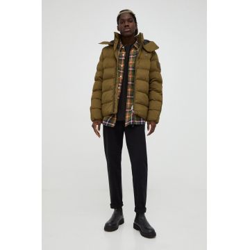 Marc O'Polo pantaloni barbati, culoarea negru, drept