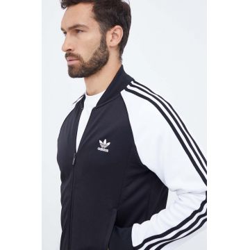 adidas Originals bluza barbati, culoarea negru, modelator