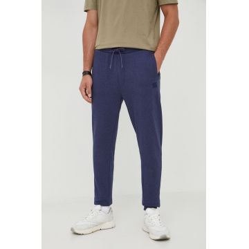 BOSS pantaloni de trening din bumbac BOSS CASUAL barbati, neted