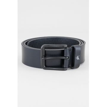 Curea de piele cu logo discret