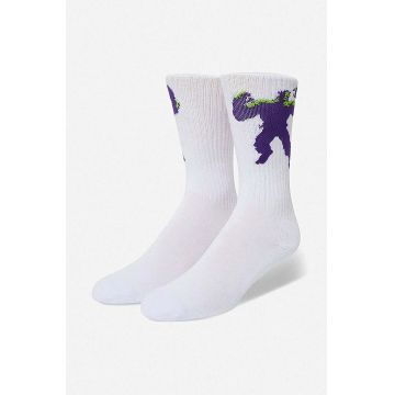 HUF sosete x Marvel Hulk Retro culoarea alb HUF sosete x Marvel Hulk Retro culoarea alb