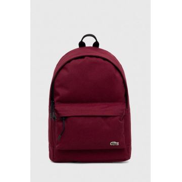 Lacoste rucsac barbati, culoarea negru, mare, neted NH4099NE-992