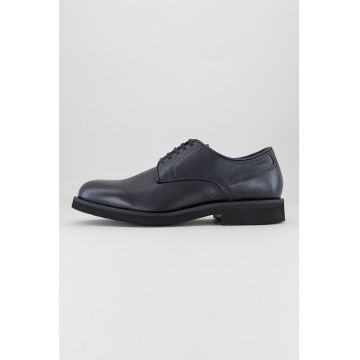 Pantofi derby de piele cu aspect texturat Baird