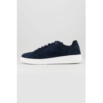 Pantofi sport de piele intoarsa cu garnituri din material sintetic