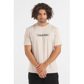Tricou de bumbac cu imprimeu logo