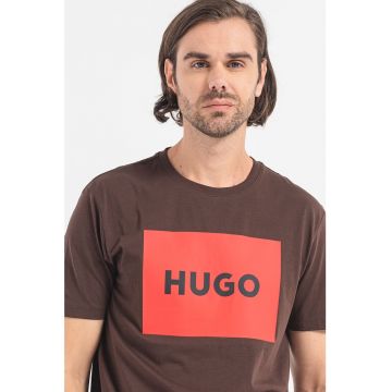 Tricou regular fit cu aplicatie logo Dulive