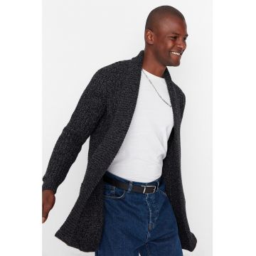 Cardigan din tricot fara inchidere