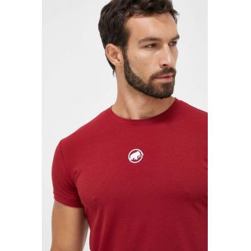 Mammut tricou Seon barbati, culoarea rosu, neted