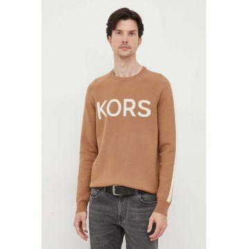 Michael Kors pulover barbati, culoarea galben