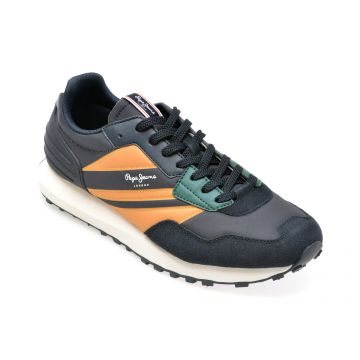 Pantofi PEPE JEANS bleumarin, MS30987, din material textil