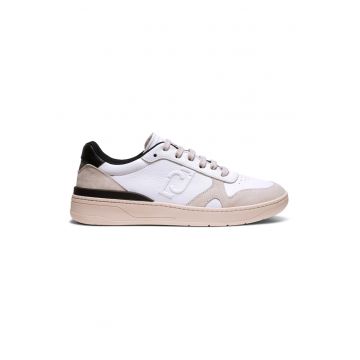 Pantofi sport cu insertii de piele intoarsa Pantofi sport cu insertii de piele intoarsa