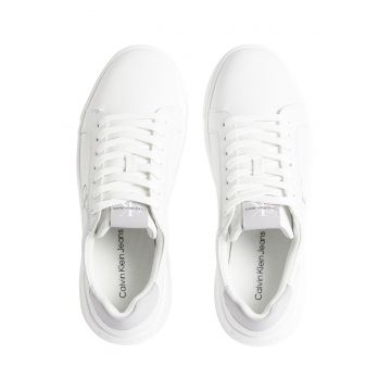 Pantofi sport de piele cu imprimeu logo