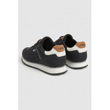 Pantofi sport uni de piele ecologica