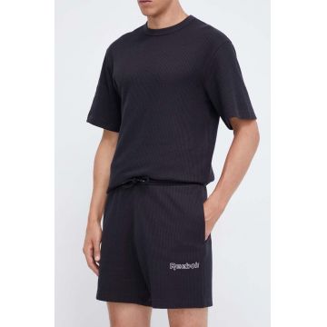 Reebok pantaloni scurti barbati, culoarea negru