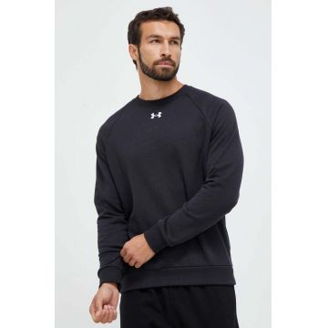 Under Armour bluza barbati, culoarea negru, neted