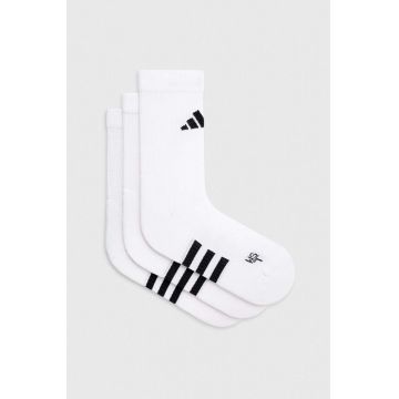 adidas șosete 3-pack culoarea alb HT3452