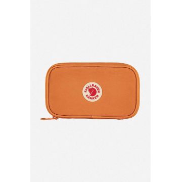 Fjallraven portofel Kanken Travel Wallet culoarea portocaliu F23781.206-206