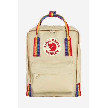 Fjallraven rucsac culoarea bej, mare, cu imprimeu F23621.115.907-115