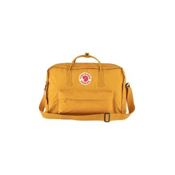 Fjallraven rucsac Kanken Weekender culoarea galben, mare, uni F23802.160