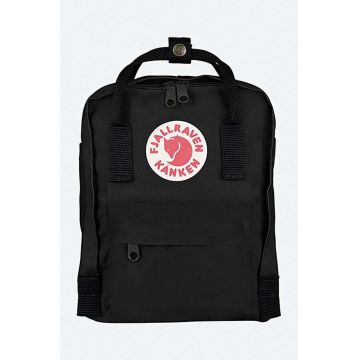 Fjallraven rucsac Kanken Mini culoarea negru, mic, cu imprimeu F23561.550-550