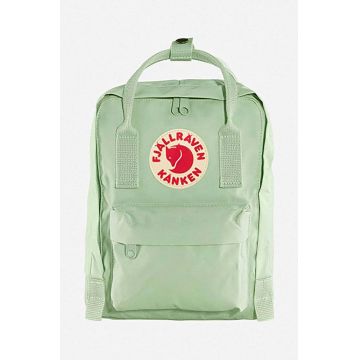 Fjallraven rucsac Kanken Mini culoarea verde, mic, neted F23561.600-600