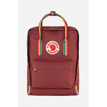 Fjallraven rucsac Kanken Rainbow culoarea rosu, mare, cu imprimeu F23620.326.907-326
