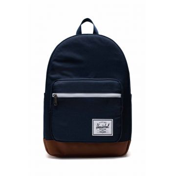 Herschel rucsac Pop Quiz Backpack culoarea albastru marin, mare, neted