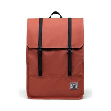 Herschel rucsac Survey Backpack culoarea bordo, mare, neted