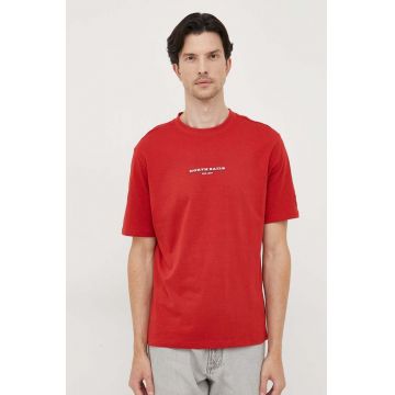 North Sails tricou din bumbac culoarea rosu, cu imprimeu