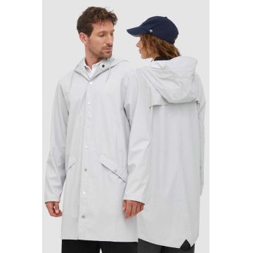 Rains geaca de ploaie 12020 Jackets culoarea gri, de tranzitie