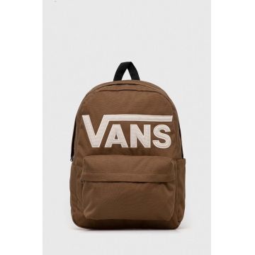Vans rucsac Old Skool Drop culoarea maro, mare, cu imprimeu VN0A5KHP0E01