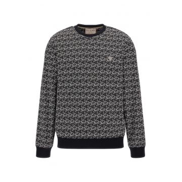 Bluza sport cu model monograma