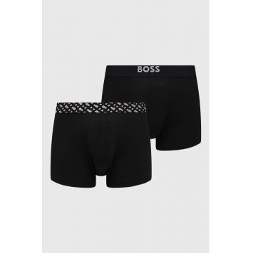 BOSS boxeri 2-pack barbati, culoarea negru