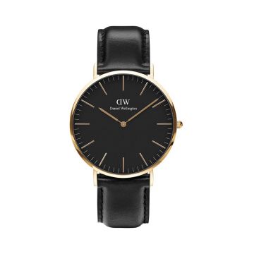 Daniel Wellington ceas Classic 40 Sheffield barbati, culoarea negru