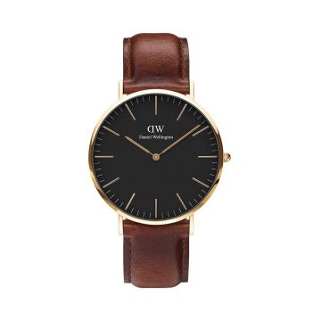 Daniel Wellington ceas Classic 40 St Mawes barbati, culoarea maro