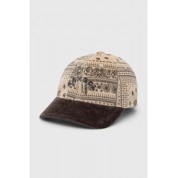 Kangol șapcă de baseball din catifea culoarea bej, modelator