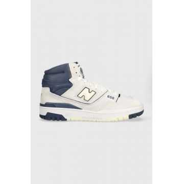 New Balance sneakers BB650RVN culoarea alb