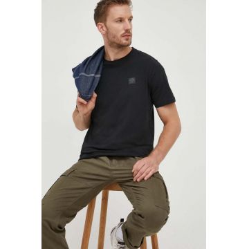 North Sails tricou barbati, culoarea negru, cu imprimeu