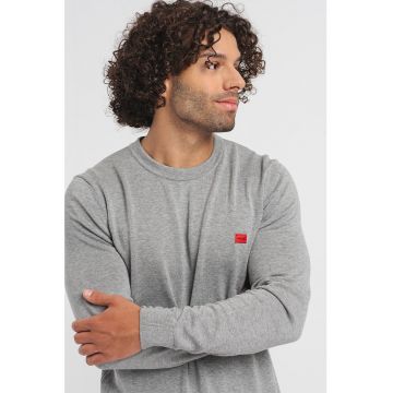 Pulover regular fit cu decolteu la baza gatului San Cassius