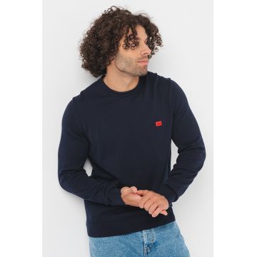Pulover regular fit cu decolteu la baza gatului San Cassius