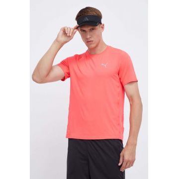 Puma tricou de alergare Cloudspun culoarea roz, neted