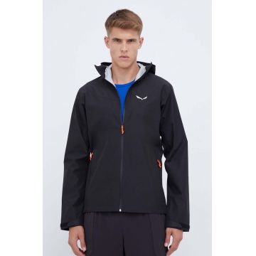 Salewa jacheta de exterior Puez Aqua 4 PTX 2.5L culoarea negru