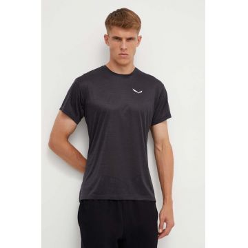 Salewa tricou sport Puez Melange culoarea negru, melanj, 00.0000026537
