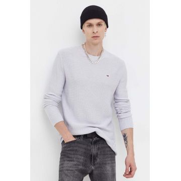 Tommy Jeans pulover barbati, culoarea gri