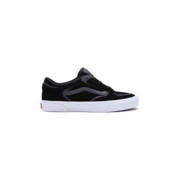 Vans tenisi din piele intoarsa Rowley Classic culoarea negru, VN0009QJKOU1 Vans tenisi din piele intoarsa Rowley Classic culoarea negru, VN0009QJKOU1
