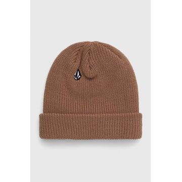 Volcom caciula culoarea maro